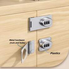 Combination Rotary Lock, Mechanical Cabinet Lock, Secure, Keyless, For Shed Door, Closet, Bathroom, Outdoor - Password-protected Version - View 2