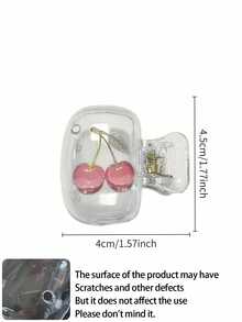 1pc Half Cherry Pattern Toothbrush Holder - Transparent Dust-Proof Toothbrush Cover, Bathroom Accessory, Perfect Protection For Women And Girls' Travel Toothbrushes, Portable Snap-Lock Toothbrush Storage Case, Fits Most Manual/Electric Toothbrushes, Dust-Proof Protective Cover, Suitable For Home And Travel, Family Gift, Back To School Gift, Travel Supplies - Multiple Styles - View 8