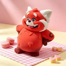 Miniso Disney Pixar Turning Red Series Smiling‑Theme Collectible Figure, Fine Cartoon Character Model, Desktop Display Ornament, Nice Collectible Present For Anime Enthusiasts (1PC) - Ornament - View 5