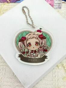 Toilet-Bound Hanako-Kun Dessert Chair Chibi Acrylic Keychain, Cute Character Display Pendant, Manga Merchandise Decorative Charm, Backpack Charm, Gift For Girls - Multicolor B - View 12