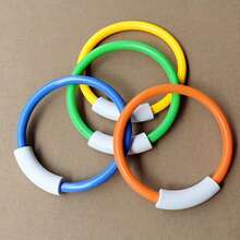 1/4 Inch Reusable Inflatable Rings, Perfect For Pool And Summer Beach Fun. They Are A Must-Have For Summer Beach And Pool Parties. (Pool Accessories, Pool Floats, Inflatable Pool, Vacation Essentials, Beach Bag, Pool Supplies, Swimming Pool) - Upgraded Version - View 7