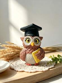 1PC Owl With Graduation Cap Silicone Mold, Creative DIY Owl Ornament Plaster Mould, Epoxy Resin Mold For Home Decor & Gift Making, Handicrafts Casting Molds, Art Decorations Gypsum Mold, Scented Candles Mold - 01-straight-eared Rabbit Tray Silicone Mold - View 9