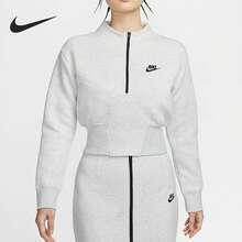 Nike Authentic 女款半拉鍊收腰休閒套頭運動衫 HJ1032-013 - HJ1032-013 - 查看 9