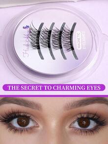 Lightweight Soft Layered Magnetic False Eyelashes For Deep Big Eyes - View 9