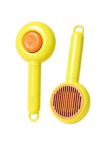 Pet Grooming Brush, One-Click Self-Cleaning Design, Cat And Dog Hair Removal Tool, Massage Brush Suitable For All Fluffy Pets - Multicolor - View 12