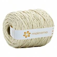 Hilaza De Algodón Una Hebra Para Macramé 4 Mm 1 Kg Color Beige - Beige - Ver 3