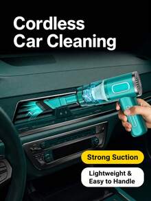 Wireless Home Vacuum Cleaner, Suitable For Home Cleaning, Car Cleaning, Pet Hair Removal, Multi-Functional Portable Mini Handheld Car Vacuum Cleaner, Suitable For Multiple Scenarios, And Includes Multiple Accessories. - Multicolor - View 6