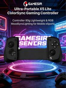 GAMESIR Gaming Controller, Hall Effect Joystick, 0 Dead Zone, Silicone Buttons Zero Latency, Type-C Fast Charging, Type-C, IPad Tablet IPhone, Compatible With Apple And Android Mobile Games - View 6