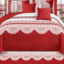 Comforter Sets - Red - View 5