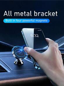 Multifunctional Magnetic Car Phone Holder, Adjustable Universal Strong Phone Mount With GPS Dashboard Bracket, Car Accessory, Easy Installation, Stable And Secure, Includes Magnetic Plate, Super Strong Adsorption, Compact And Portable, Hands-Free, Enhanced For Driving, Suitable For Car, Home, Office And More, Perfect Gift For Family And Friends - A - View 5
