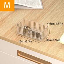 Drawer Cosmetic Storage Box, Transparent Multi-Size Combination, Liquid And Sample Storage Box, Suitable For Cosmetics, Stationery And Kitchen Utensils, Also Can Be Used As Storage Rack And Home Decor - Multicolor - View 10
