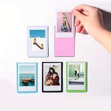 5 buah Bingkai Foto Magnetik Kreatif untuk Kulkas, Kantong Foto Magnetik Berwarna-warni yang Dipersonalisasi - Bingkai Kolase Foto yang Dapat Digunakan Kembali untuk Kulkas/Freezer dan Permukaan Logam, Dekorasi Rumah - Satu-Ukuran - View 2