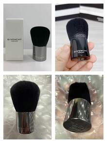 GIVENCHY Kabuki Makeup Brush, Compact Size, Portable And Durable, Suitable For Travel, Soft Dense Bristles, Glossy Black Handle With Logo Design, For Personal Use And Gift Giving, GIVENCHY‑GIFT‑24 - Black - View 6