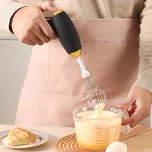 Rechargeable Wireless Handheld Mixer, 3-Speed Electric Egg Beater With Dual Interchangeable Mixing Heads, Portable Low Noise Kitchen Dessert Baking Mixer - Multicolor - View 4