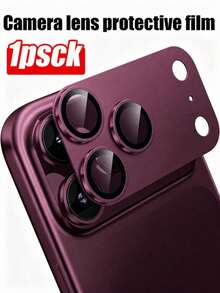 Pelindung Lensa Kamera untuk iPhone 17 Pro Max - [Tahan Pecah] [Perekat Kuat] [Kompatibel dengan Casing Ponsel] Pelindung Layar Kamera Belakang Logam (Oranye, Perak, Biru) - A - View 8