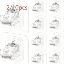 2/10pcs Transparent No-Drill Curtain Rod Brackets, Self-Adjusting Adhesive Hooks, Suitable For Bathroom, Kitchen, Home, Hotel, Exquisite Gift For New Year, Mother's Day And Graduation Season - Multicolor - View 12