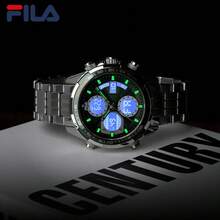 FILA Men's Hybrid Digital-Analog Sports Watch, Green Dial, Stainless Steel Band, Ideal Gift For Men - one-size - View 5