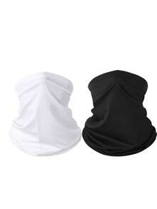 1pc, 2pcs, 3pcs Unisex Solid Color Balaclava Ski Mask Sun Protection Neck Gaiter Face Mask, Outdoor Fishing Cycling Commuting Multi-Use Breathable Face Mask - Multicolor - View 17
