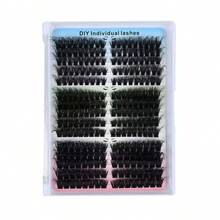 270pcs Natural Soft False Eyelashes, 80D/100D/160D/200D Thickness, Large Capacity, 10-18mm/8-16mm Length, 0.07mm Diameter, D-Curl Shape, Soft Texture, Suitable For DIY Handmade False Eyelashes And Daily Makeup, Cartoon Style, Upgraded Gift Box Packaging - D - View 8