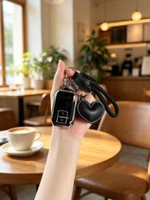1PC Fashion PU Heart Pendant Lanyard Suitable For Imported Jimny Suzuki SX4 Key Cover Swift, Yueli Auto Car Shell Buckle - Soft Durable TPU, Ideal Gift - Multicolor - View 8
