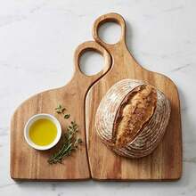 2pcs Compact Wooden Cutting Board Set, Suitable For Couples, Small Fruit And Bread Board, Kitchen Decor And Anniversary Gift - Multicolor - View 9