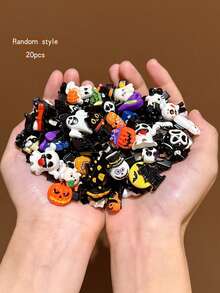20pcs Random Style Halloween Hair Clips, Suitable For Holiday Wear Hair Accessories - Multicolor - View 6