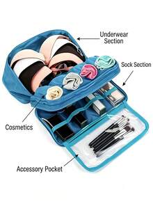 Portable Cationic Underwear Storage Bag, Used For Storing Bras, Panties And Intimate Apparel, Essential For Daily Use And Travel Vacation - Multicolor - View 6