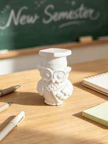 1PC Owl With Graduation Cap Silicone Mold, Creative DIY Owl Ornament Plaster Mould, Epoxy Resin Mold For Home Decor & Gift Making, Handicrafts Casting Molds, Art Decorations Gypsum Mold, Scented Candles Mold - 01-straight-eared Rabbit Tray Silicone Mold - View 10