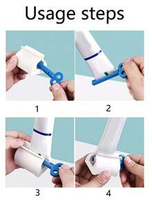 Minimalist Toothpaste Dispenser Squeezer, Bathroom Makeup Remover Moisturizer Wall Mount Holder, Home Bathroom Decor, Autumn Back To School Decoration, Suitable For Squeezing Fluid Paint And Toothpaste, This Time-Saving Paint/Toothpaste Squeezer Prevents Waste And Saves Costs, Toothpaste Squeezer - Simple, Convenient And Practical Home And Travel Toothpaste Dispenser - Bathroom Accessory, Home Bathroom Decor, Autumn Back To School Decor, Reusable Dispenser - Multiple Styles - View 7