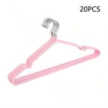 20/30/50 Household Clothes Hangers With Angle-Free, Non-Slip Hanging, Anti-Curvature Coated Drying Rack - Black - View 20