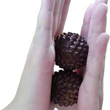 Bola Baoding Kayu Solid untuk Pijat Tangan, Bola Pijat Alami, Meredakan Stres, Latihan Jari, Meditasi. - MultiWarna - View 9