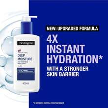 Neutrogena Deep Moisture Body Lotion Pump 400Ml Dry Skin - deep moisture - View 3