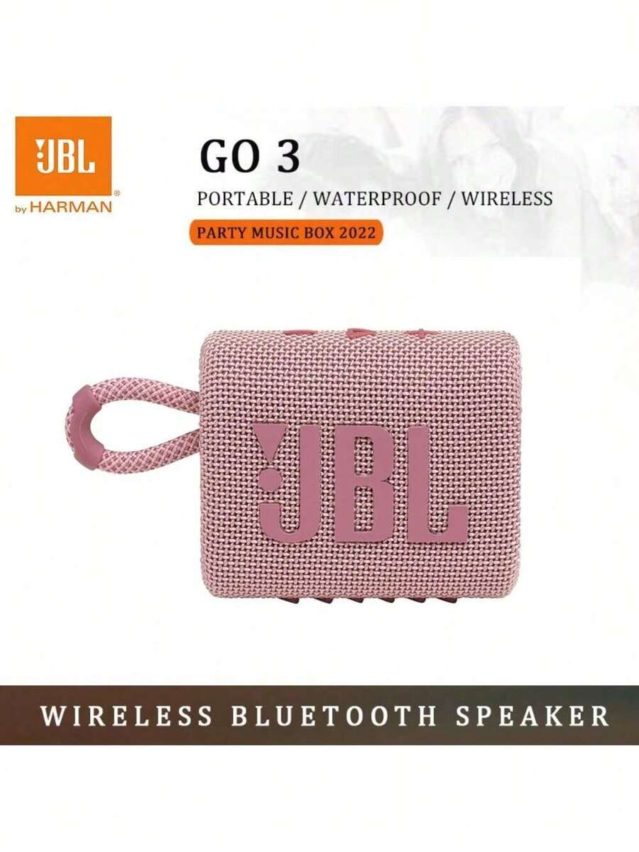 JBL Go 3 Bluetooth Speaker Powerful Bass Stereo Outdoor Portable Mini Wireless Speaker Original Authentic