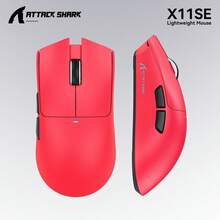 Mouse Gaming Bluetooth Nirkabel ATTACK SHARK, Daya Tahan Baterai Lama, Tiga Mode, Ringan - View 2