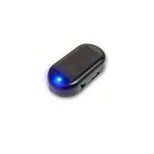 Solar Powered & USB Charging Car Alarm Simulator - Car Anti-Theft Monitoring Device - Red & Blue Flashing Lights - Prevent Car Theft (Battery Capacity 50mAh) - A - View 8
