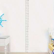 200cm Height Wall Sticker, Removable Self-Adhesive No Residue PC/PVC Material, Matte Writable Growth Chart, Crystal Decoration, Suitable For Nursery Bedroom Playroom Decor, Metric Home Height Tracker, Housewarming Gift - Multicolor - View 4