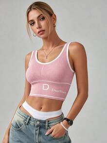 Runway Rest 2 Packs High Support Contrast Binding Sports Bra - Multicolor - View 3