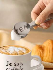 Stainless Steel Tea Bag Squeezer, Silver Tea Bag Clip, Tea Bag Filter Clip, Tea Bag Spoon For Loose Tea, Ice Cubes, Sugar - Multicolor - View 2