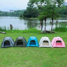 1PC Pet Tent Bed, Dog Tent, Cat Tent, Dog Bed, Cat Bed, Removable And Washable, All-Season, Outdoor Breathable Dome Pet Bed - Multicolor - View 4