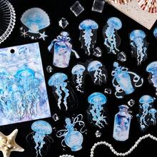 30 张/包海洋华尔兹水母剪贴簿贴纸，优质日记/计划贴纸 - 彩色 - 查看 5