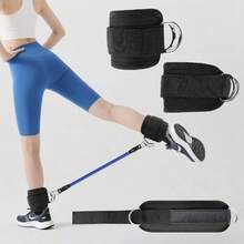 5 pcs Pita Resistensi Kaki Versi Canggih untuk Latihan Kekuatan Kaki dengan Tali Pergelangan Kaki Terikat, Pelatih Lompat Taekwondo, Pita Elastis Resistensi Pergelangan Kaki, Aksesori Gym - MultiWarna - View 7