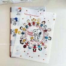 1 قطعة مجلد ملف كرتوني لطيف Snoopy من مادة PVC، مناسب لتخزين ملفات الطلاب الفردية، أوراق الاختبار A4، لوازم القرطاسية، هدية عيد الحب، هدية الهالوين (نمط عشوائي) - متعدد الألوان - مشاهدة 4