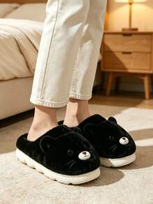 Women Home Slippers - Black - View 3