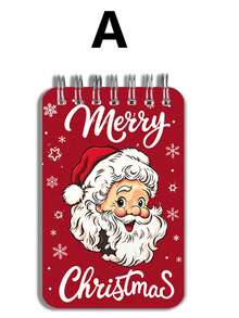 New Christmas Theme Mini Loose-Leaf Notebook - Portable Pocket Size, Suitable For Writing, Memo, Diary, Study And Office, Thoughtful Gift For Teachers On Teacher's Day, Also Great Gift For Graduation, Birthday, Back To School Essential, Back To School Season, Back To School Must-Have, Christmas Gift (Mini Size) - Multicolor - View 13