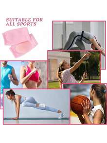 2pcs/Set Moisturizing Elbow Sleeves Gel Elbow Pads For SPA Hydration And Dry Cracked Skin Care - Pink - View 4