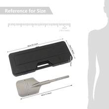 5 Pit Clay Spade Chisel Bit, 40Cr Chromium Steel High-Temperature Quenched Digging Shovel For 5-Pit Electric Hammer, Excavation Chisel With Carry Storage Box - Silver, Black - View 2