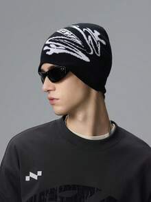 1pc Hip-Hop Color Block Frog Knitted Hat, Unisex Personalized Street Style Beanie, Men's Brimless Warm Knit Cap, Women's Fashion Street Hip-Hop Skateboard Beanie, Halloween Gift Recommendation, Christmas Holiday Party Product - Frog Style - View 7