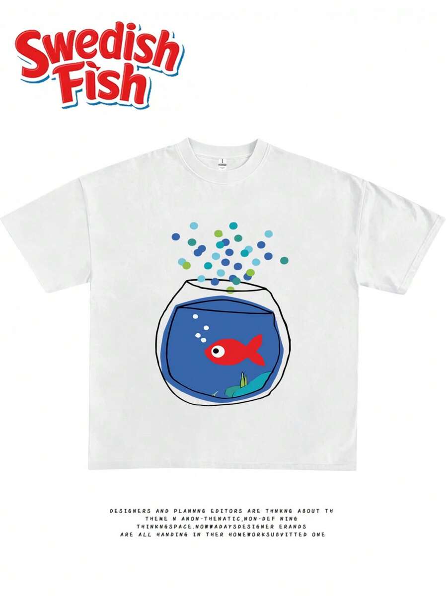 Unique And Fun Printed Simple Versatile Short-Sleeve Summer T-Shirt For Men And Women Festival Outfit Damen - 白色 - 查看 1