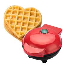 Pembuat Wafel Mini 4 Inci Berbentuk Hati, Oven Kue Telur Gelembung, Pembuat Panini, Panci Wafel Mini, Oven Kue Telur, Cetakan Wafel Sarapan, Cocok untuk Porsi Tunggal, Membuat Panini, Hash Brown, dan Sarapan, Makan Siang, atau Camilan Praktis Lainnya, Mudah Dibersihkan, Lapisan Anti Lengket, Pola Hati Merah Muda - Steker Tipe AS A (110-127V) - View 2
