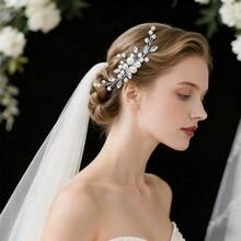 1pc Elegant Iron Hair Comb Bridal Wedding Hair Accessory All Seasons - Color - View 3